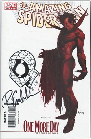 Amazing Spider-Man (1963) issue 545-G DF Djurdjevic Cover Sgnd & Rmkd by Emberlin 1/499
