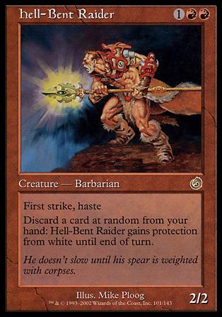 Magic the Gathering: Torment (Base Set) card 101 Hell-Bent Raider