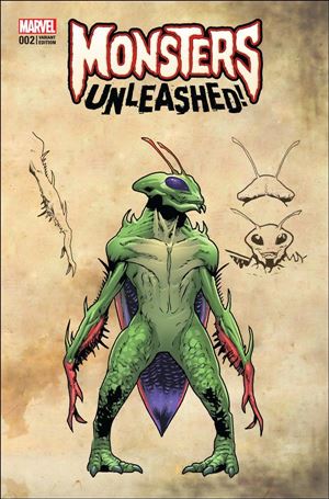 Monsters Unleashed (2017/03) issue 2-E Greg Land Design Wraparound Cover