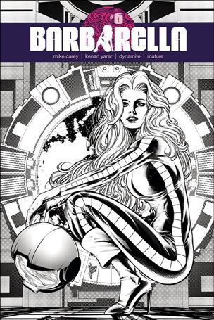 Barbarella (2017) issue 6-H Ricardo Jaime 1:30 Black and White Cover