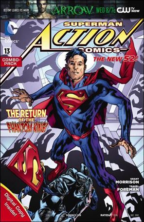 Action Comics (2011) issue 13-B Polybagged Bryan Hitch Cover Combo Pack