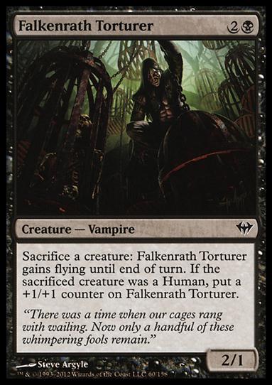 Magic the Gathering: Dark Ascension (Base Set) card 60 Falkenrath Torturer