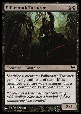 Magic the Gathering: Dark Ascension (Base Set) card 60 Falkenrath Torturer