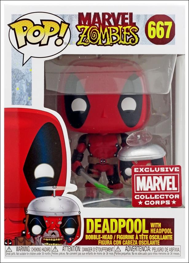 POP! Marvel figure 667 Deadpool with Headpool
