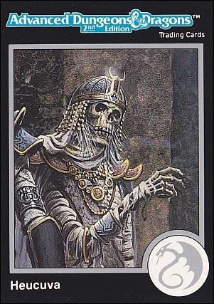 TSR 1991 Trading Cards Premier Edition Factory Set (Base Set) card 62 AD&D - Heucuva