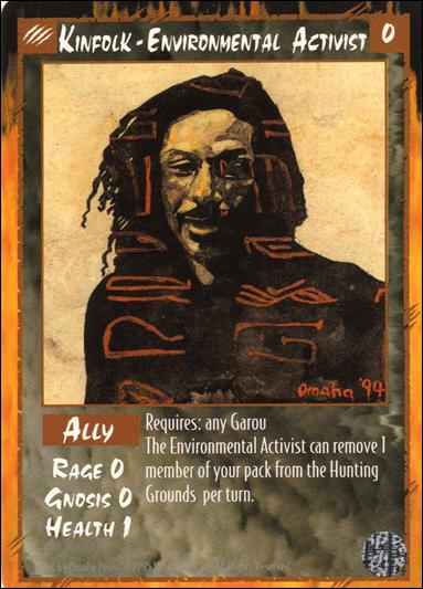 Rage Limited (Base Set) card 143 Kinfolk - Environmental Activist 