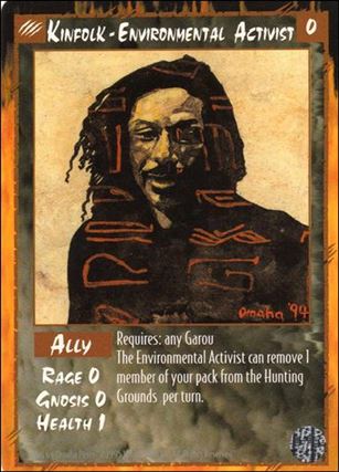 Rage Limited (Base Set) card 143 Kinfolk - Environmental Activist 