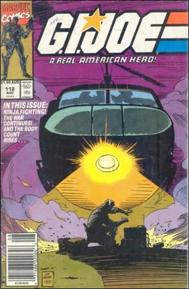 G.I. Joe: A Real American Hero issue 112-C Australian Price Cover