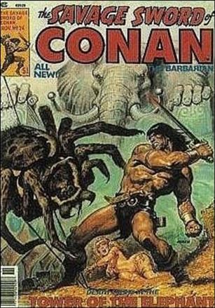 Savage Sword of Conan the Barbarian (Base Set) card 7 Cover Issue #24