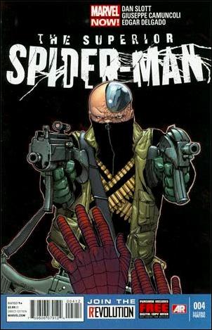 Superior Spider-Man (2013) issue 4-C Giuseppe Camuncoli Blue Cover (2nd Printing)