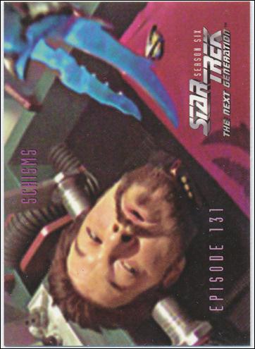 Star Trek: The Next Generation - The Episode Collection Season Six (Base Set) card 552 Schisms, Episode 131C