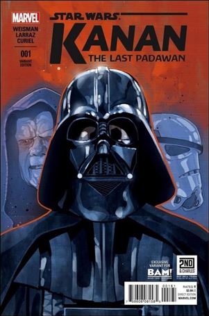 Kanan - The Last Padawan issue 1-F Phil Noto Books-A-Million/2nd & Charles Cover