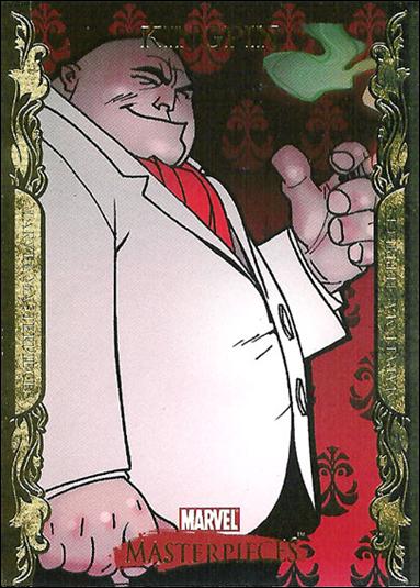 2007 Marvel Masterpieces (Parallel Gold Border Base Set) card 46 Kingpin