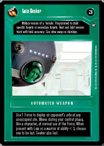 Star Wars: A New Hope Limited (Base Set) card 77 Leia Seeker
