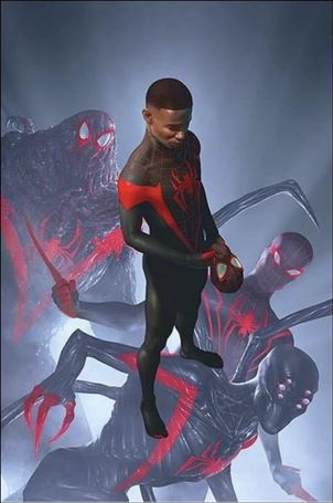 Miles Morales: Spider-Man (2018) issue 25-I Rahzzah Comic Mint Virgin Cover