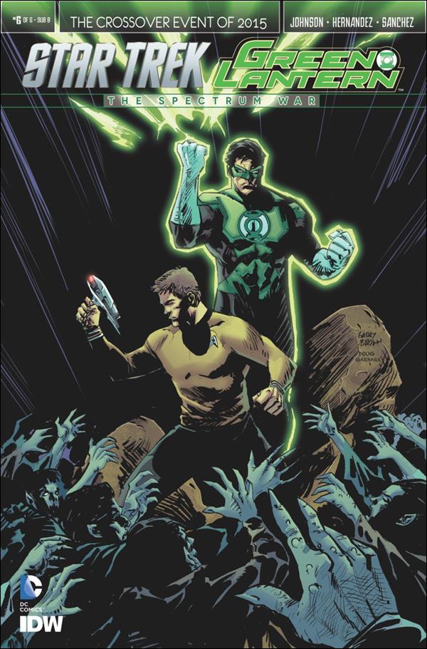 Star Trek/Green Lantern (2015) issue 6-C Garry Brown Subscription Cover
