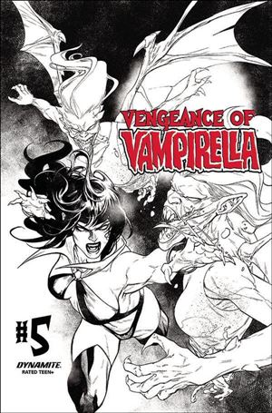 Vengeance of Vampirella (2019) issue 5-I Stephen Segovia 1:15 Black & White Cover