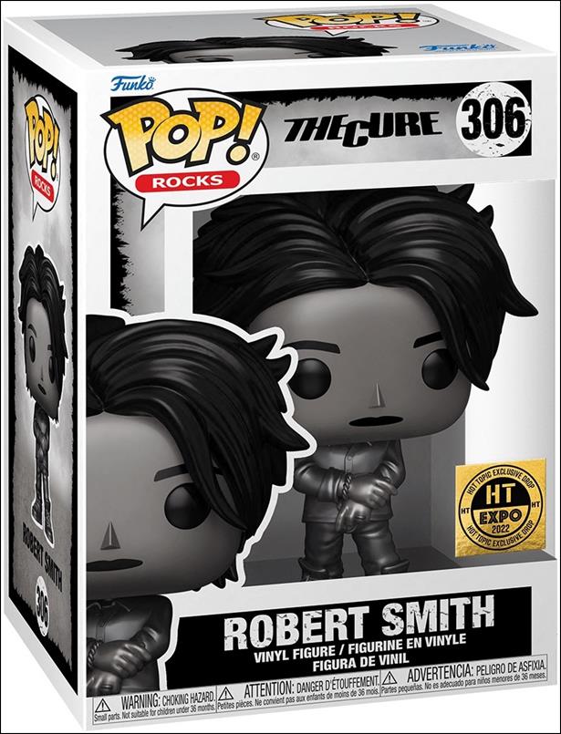 Pop! Rocks figure 306-B Robert Smith (Black) Hot Topic Exclusive