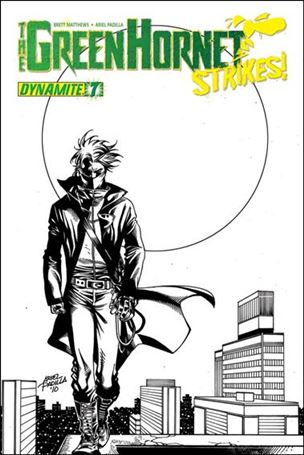 Green Hornet Strikes issue 7-B 1:10 Black and White Cover