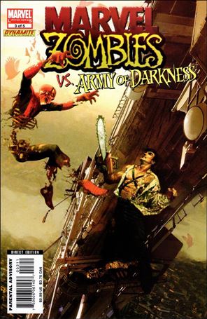 Marvel Zombies/Army of Darkness issue 3 Superman vs the Amazing Spider-Man Homage Cover