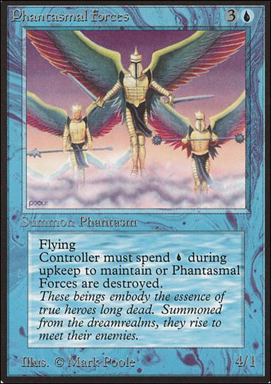Magic the Gathering: Limited Edition Beta (Base Set) card 68 Phantasmal Forces