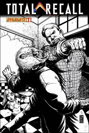 Total Recall (2011) issue 1-C Darick Robertson 1:10 B & W Cover