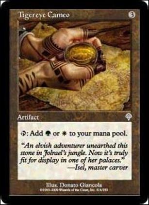 Magic the Gathering: Invasion (Base Set) card 314 Tigereye Cameo