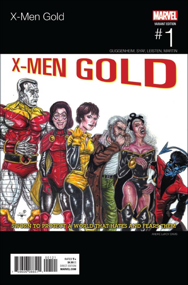 X-Men: Gold issue 1-B Andre LeRoy Davis Hip Hop Cover