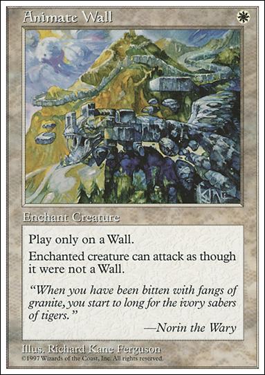 Magic the Gathering: 5th Edition (Base Set) card 5 Animate Wall