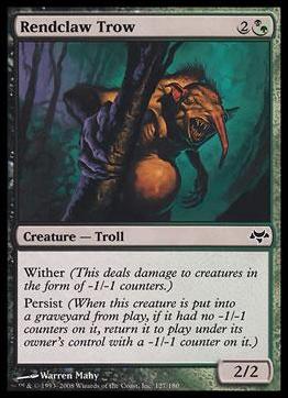 Magic the Gathering: Eventide (Base Set) card 127 Rendclaw Trow