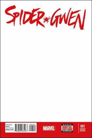 Spider-Gwen (2015/04) issue 1-E Blank/Sketch Cover