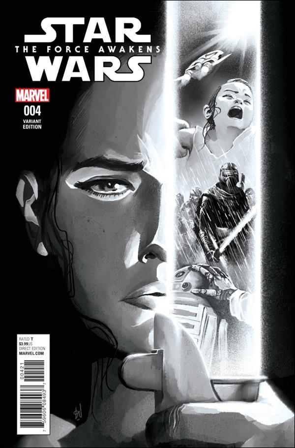 Star Wars: The Force Awakens Adaptation issue 4-B Mike Del Mundo Sketch Cover