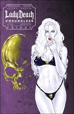 Lady Death Origins Annual issue 1-E New York Comic Con Friday Cover 1/350