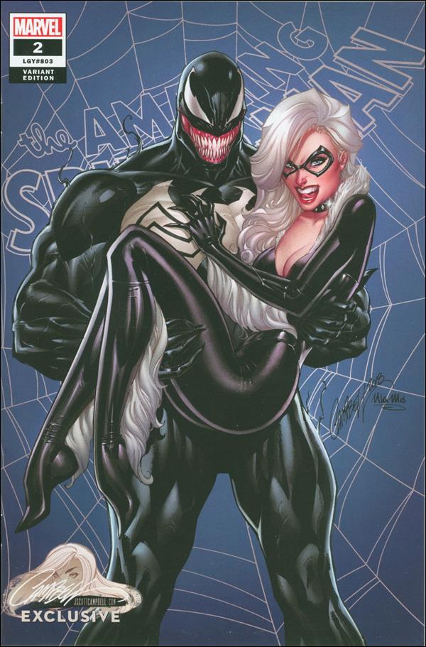 Amazing Spider-Man (2018) issue 2-G J. Scott Campbell Store Venom Cover 1/1300