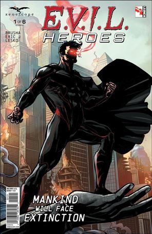 E.V.I.L. Heroes issue 1-B Salvatore Cuffari Cover