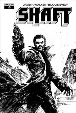 Shaft issue 5-D Denys Cowan & Bill Sienkiewicz 1:10 B&W Cover