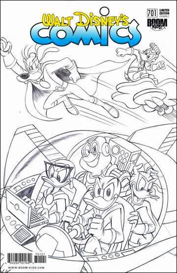 Walt Disney's Comics and Stories (2009) issue 701-C 1:10 Sketch Cover