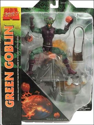 Marvel Select figure 67 Green Goblin with Glider Base