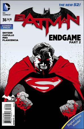 Batman (2011) issue 36-C Unbagged Greg Capullo Cover Combo Pack