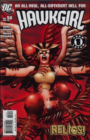 Hawkgirl (2006) issue 50-B Red Cover (2nd Printing)