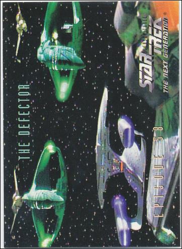 Star Trek: The Next Generation - The Episode Collection Season Three (Base Set) card 261 The Defector, Episode 58C