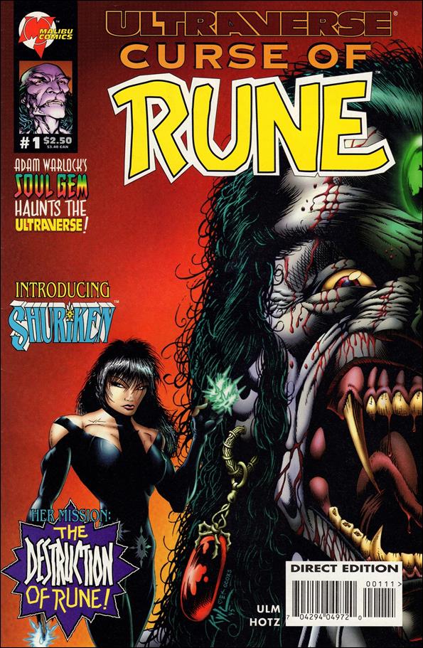 Curse of Rune issue 1 Shuriken "Left Side" Cover