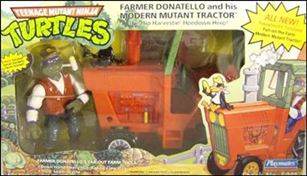 Teenage Mutant Ninja Turtles (1988) Vehicles and Playsets figure 48 Farmer Donatello and his Modern Mutant Tractor