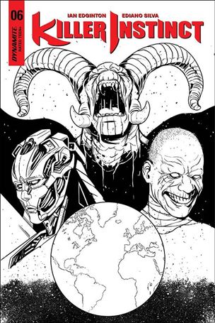 Killer Instinct (2017) issue 6-D Alvaro Sarraseca 1:10 Black & White Cover