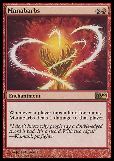 Magic the Gathering: 2010 Core Set (Base Set) card 149 Manabarbs