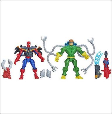 Marvel Super Hero Mashers (2-Packs)  figure 2-B Spider-Man vs Doc Ock (Loose)