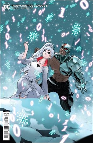 RWBY/Justice League issue 5-B Simone Di Meo Cardstock Cover