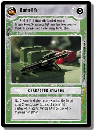 Star Wars: Premiere Limited (Base Set) card 318 Blaster Rifle