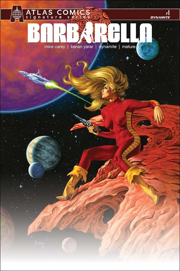 Barbarella (2017) issue 1-Q Joe Jusko Atlas Comics Signature Series Cover