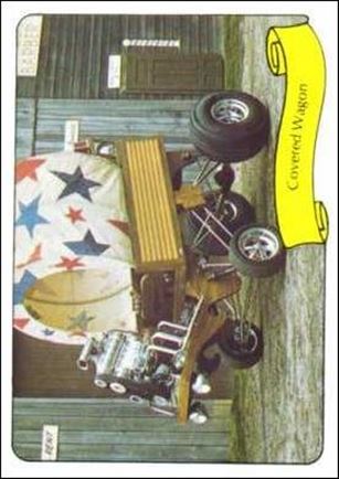 Kustom Cars II (Base Set) card 48-C Covered Wagon (Puzzle Back L Middle Edge )